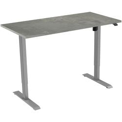 Euroseats bureau grijs, oxyd b000gr140oxy 80 x 750-1235 x 140 mm