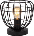 Lucide filox - tafellamp - ø 20 cm - 1xe27 - zwart