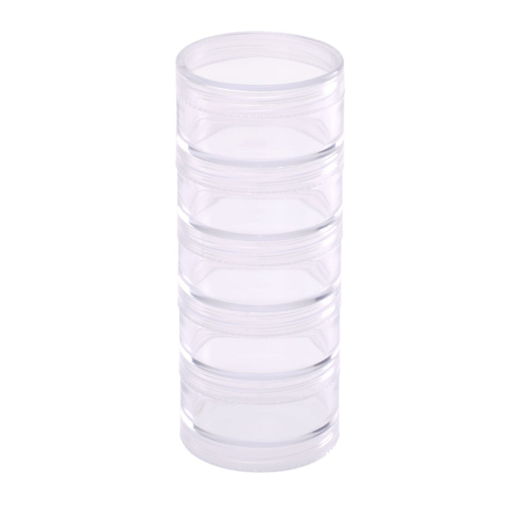 Vaessen creative • ronde sorteerbakjes 5cm set 5stuks