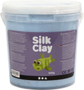 Silk clay , neon blauw, 650 gr