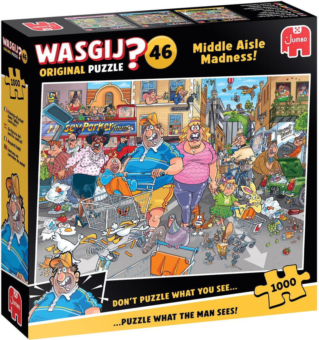 Jumbo Wasgij Original 46 Puzzle - Schnäppchen!, 1000 Teile.