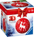 Ravensburger kerstbal rendier- 3d puzzel - puzzleball - 54 stukjes