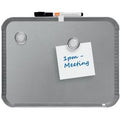 Whiteboard slim nobo 220x280 mm zilver