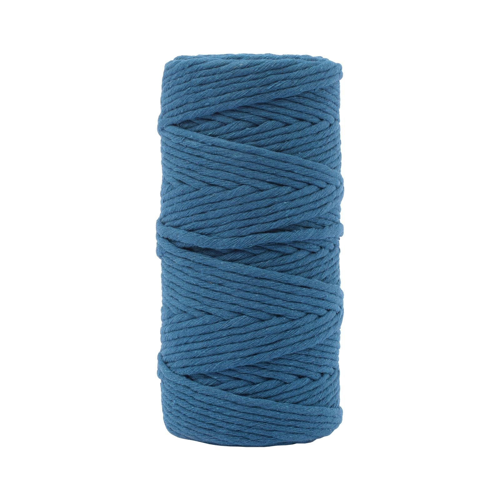 Vaessen creative macrame touw - donkerblauw - 3mmx100m
