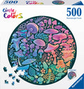 Ravensburger Puzzle Kreis oder Farbpilze, 500 Teile.