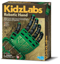 4m wetenschap en spel - maak je eigen robot hand - bouwpakket mechanica - kidzlabs - 8 jaar