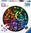 Ravensburger Legpuzzel Kreis der Farben Beddengoed, 500er.