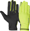 Gripgrab - insulator 2 hi-vis lente herfst fietshandschoenen lange vinger thermo zonder padding - geel hi-vis - unisex - maat m