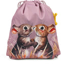 Stones and bones hazel 4.0 - gymtas - zwemtas - waterdicht materiaal - twilight bunnies - lila
