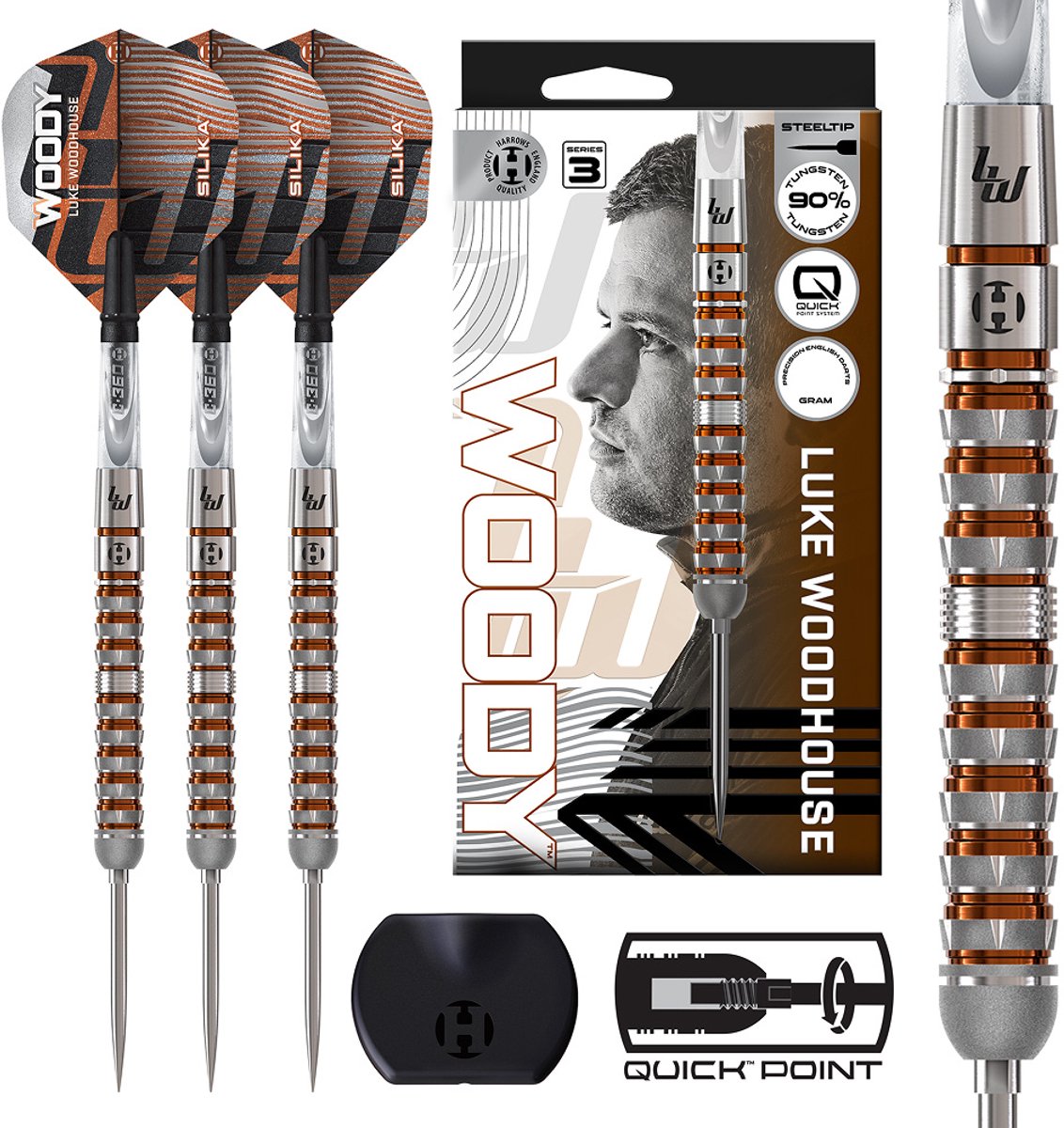 Harrows luke woodhouse series 3 90% tungsten 23gr