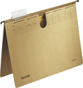 Leitz verticale alpha®hangmap met hechtstrip - 25 stuks - natuurbruin