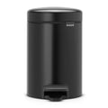 Brabantia newicon pedaalemmer 3l mat zwart