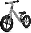Kinderkraft xploit loopfiets - voor kinderen vanaf 80 cm - verstelbaar stuur en zadel, pu wielen en magnetische voetsteunen - grijs