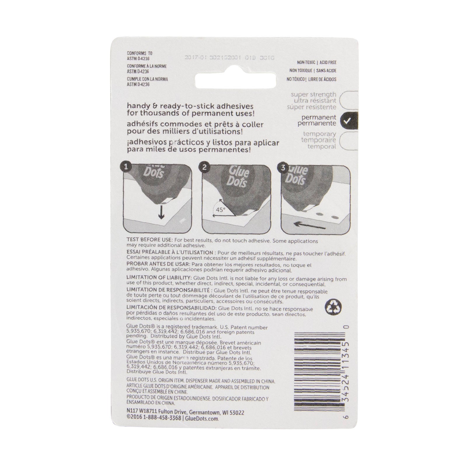 Glue dots • permanent dots dot n go 10mm
