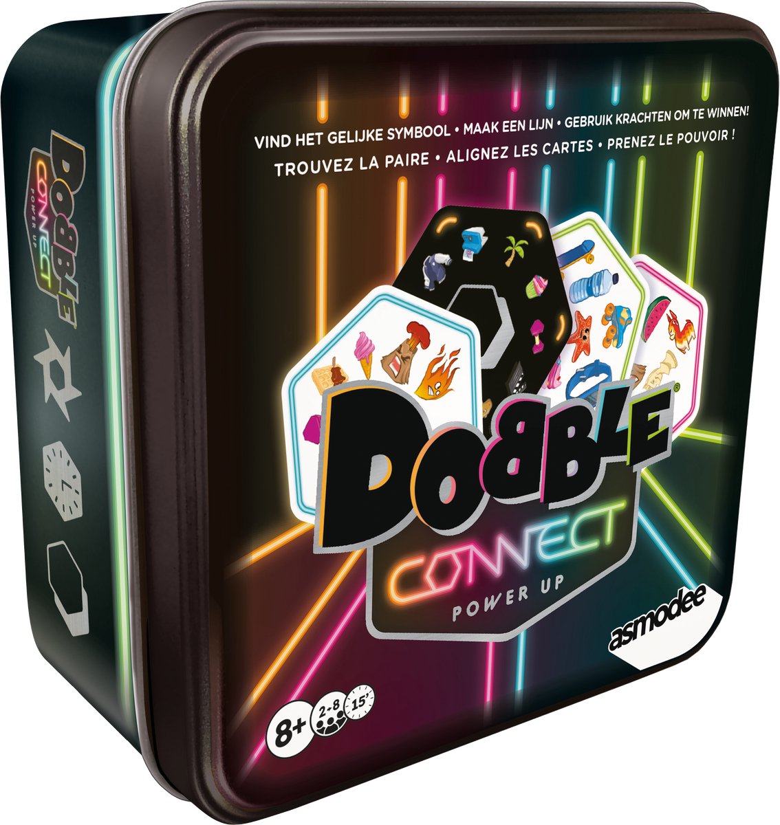 Zygomatic board game studio dobble connect - power up - kaartspel fr nl