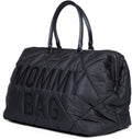 Childhome mommy bag® verzorgingstas - gewatteerde luiertas - zwart - ruim waterafstotend - 55x30x40cm
