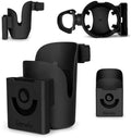 Lionelo ove - bekerhouder en telefoonhouder - bekerhouder, flessenhouder - accessoires, smartphonehouder - universeel – aangepast aan de meeste flessen en smartphones - 360° bevestigingssysteem