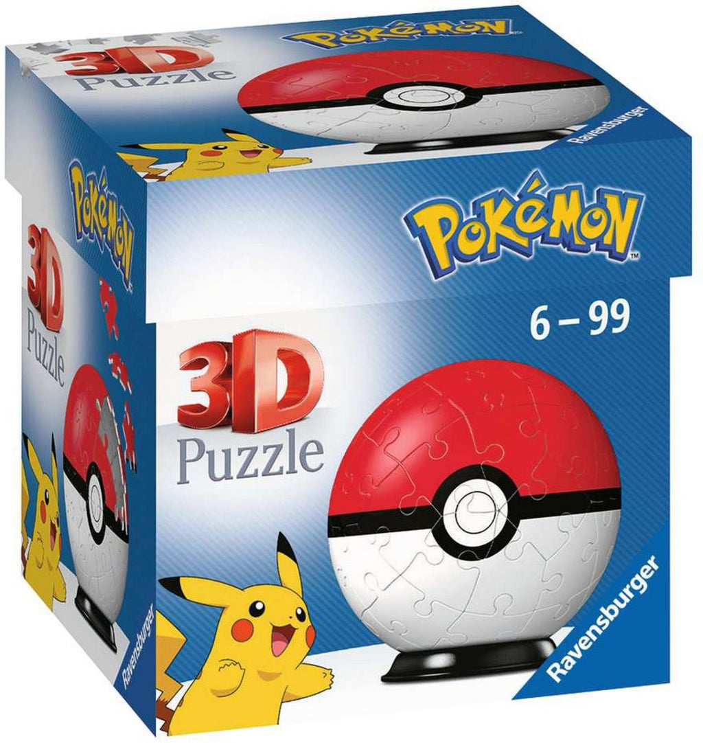 Ravensburger Pokémon Pokéball 3D-Puzzle, 54 Teile.