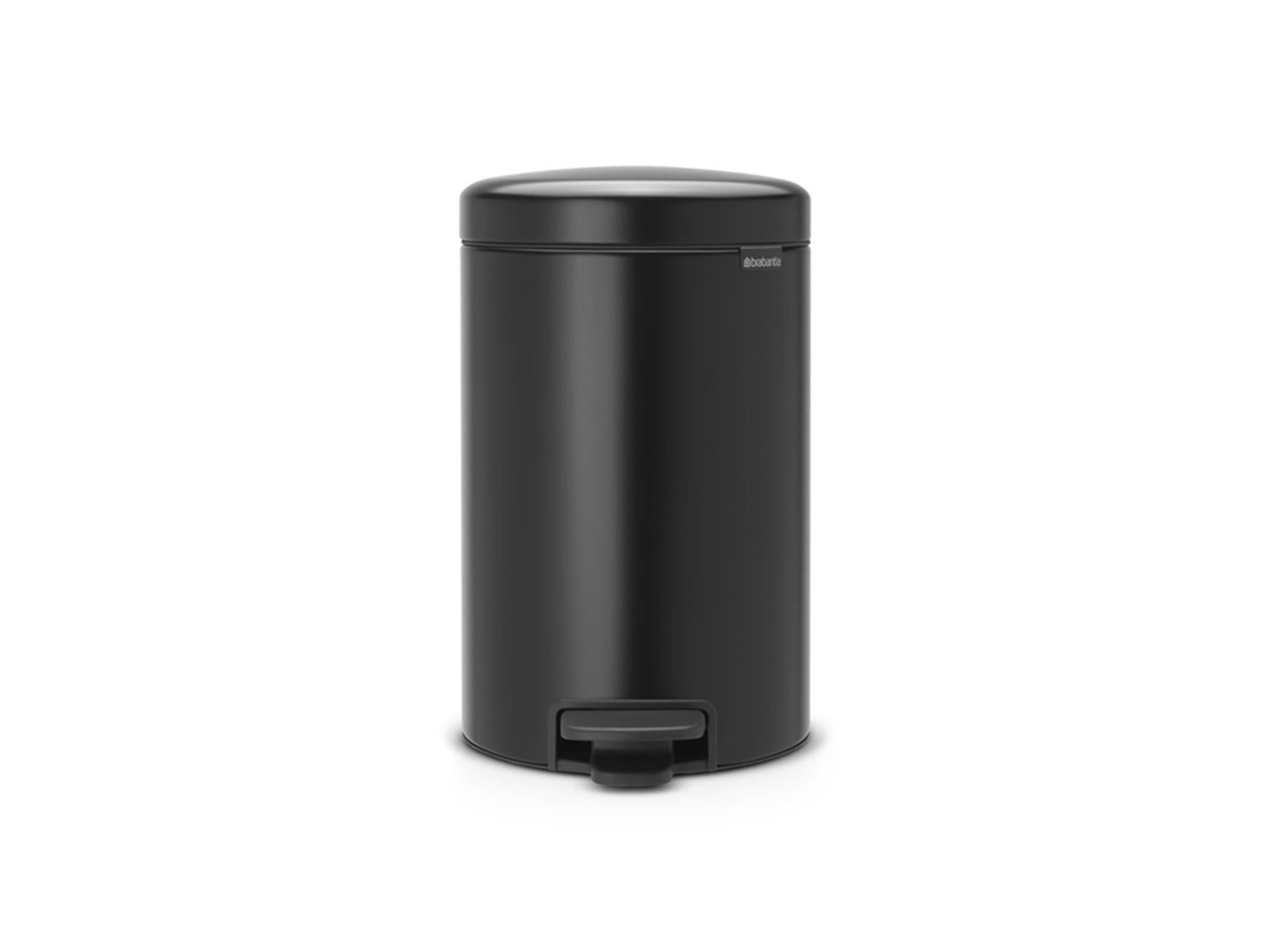 Brabantia pedaalemmer newicon 12l matt zwart