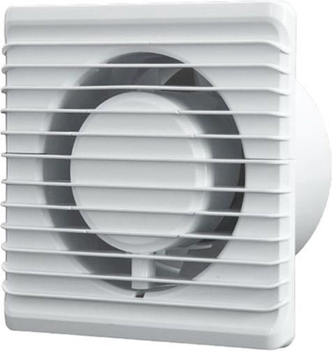 Air roxy badkamerventilator energiezuinig, stil met vochtsensor en timer diameter 100 mm wit - 100hs