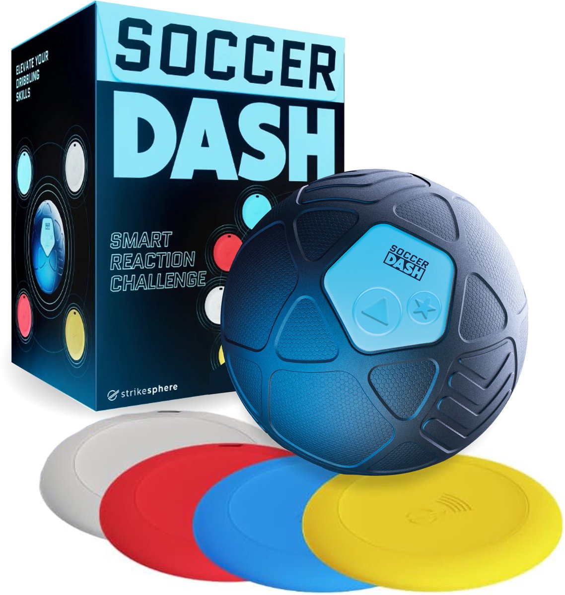 Gear2play soccer dash - interactieve voetbaltrainer voor dribbels en reactievermogen