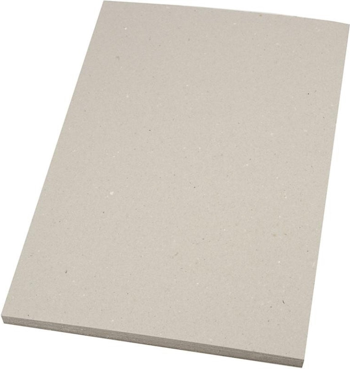 Creotime grijs karton, vel 25x35 cm, 1000 gr, 1,3- 1,5 mm, 10vellen, 1,3 - 1,5 mm