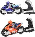 Toi-toys turbo racers rijder op motor met afschieter