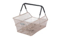 Basil fietsmand cento mik 39 x 24 x 13 cm - nude metallic