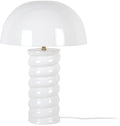 Leitmotiv tafellamp gracio - glanzend wit - ø30cm - scandinavisch