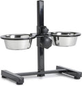Beeztees standaard - dinerset hond - zwart - 16 cm