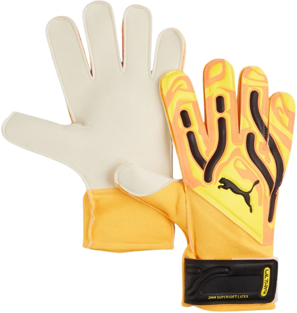 Puma ultra play rc keepershandschoenen geel 9