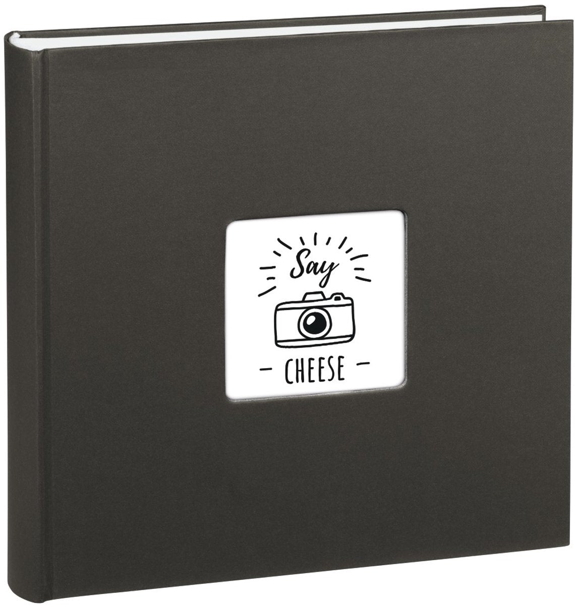 Hama Album XL Fine Art 30x30 cm 100 weiße Seiten #039;s schwarz