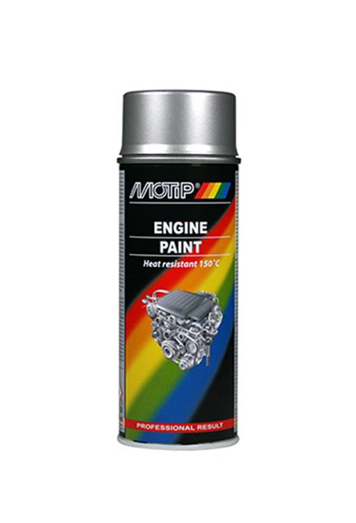 Motorblock aus lackiertem Aluminium