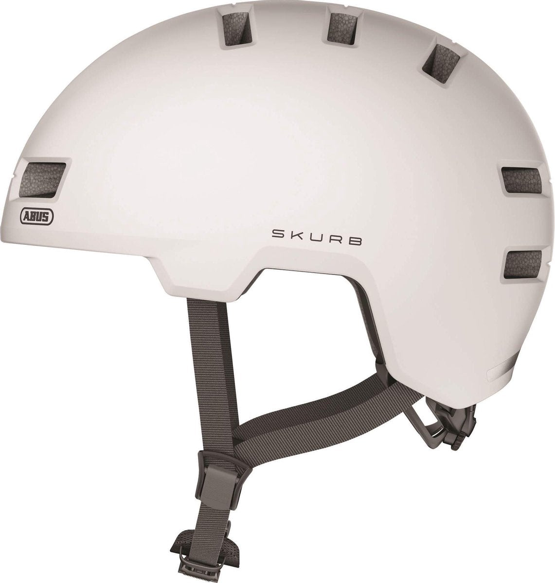 Abus Helm Skurb Perlweiß S 52-56cm