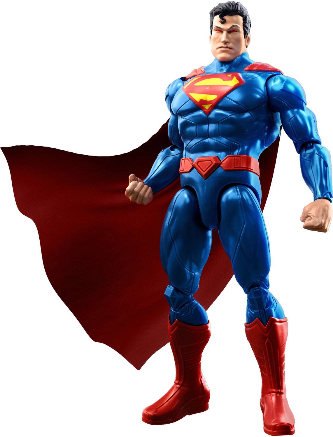 Mattel dc premier superman figuur - 16,5 cm met actie, lichten en 10 geluiden