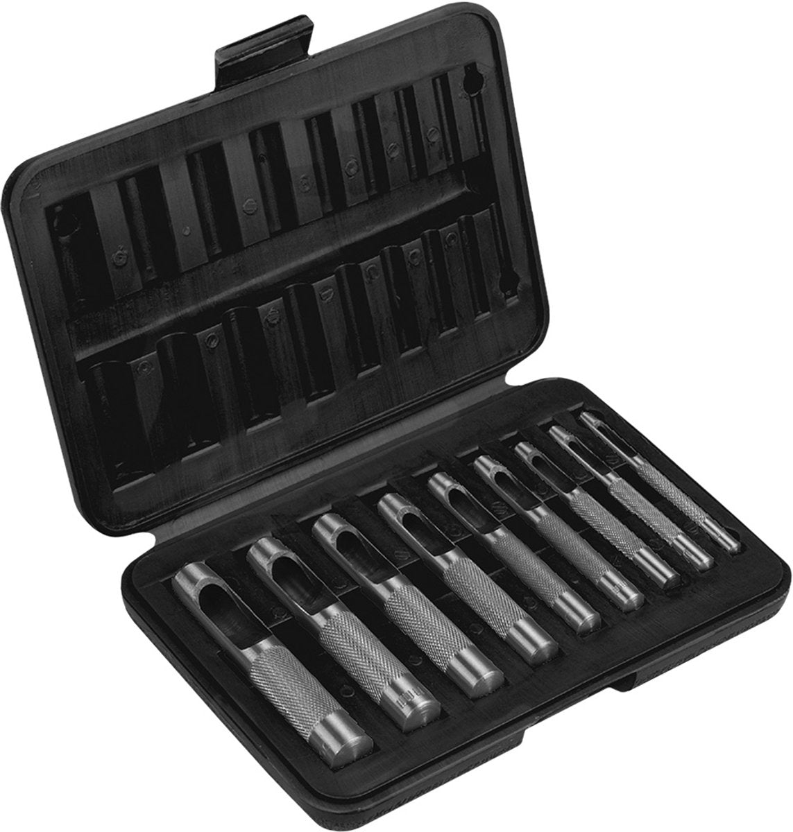 Topex hollepijpset 9 delig 3-12mm
