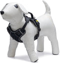 Beeztees parinca supreme y-tuig - hondentuig - nylon - zwart - maat m - 40-61 cm x 20 mm