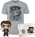 Funko pop! movies: harry potter tee box #162 metallic effect - maat xl