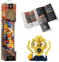 Plus-plus inspired - edvard munch - the scream - 4333 - bouwspeelgoed kunstwerk - constructiespeelgoed - set met 350 bouwstenen - vanaf 7 jaar