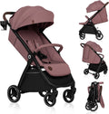 Lionelo ingrid buggy - kinderwagen tot 22 kg - auto-folding systeem - 360° eva wielen - xxl luifel met upf50+ - verstelbare rugleuning en voetsteun - panoramisch ventilatiepaneel - bekerhouder en mand