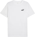 Puma ess small no. 1 logo tee unisex t-shirt - white m