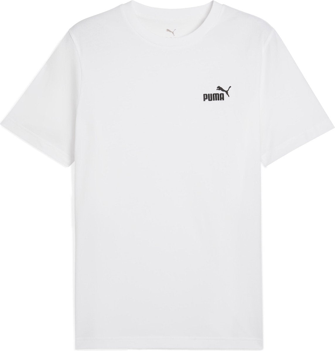 Puma ess small no. 1 logo tee unisex t-shirt - white m