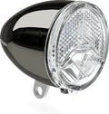 koplamp 606 E-bike 6-48 volt donker chroom 15 lux