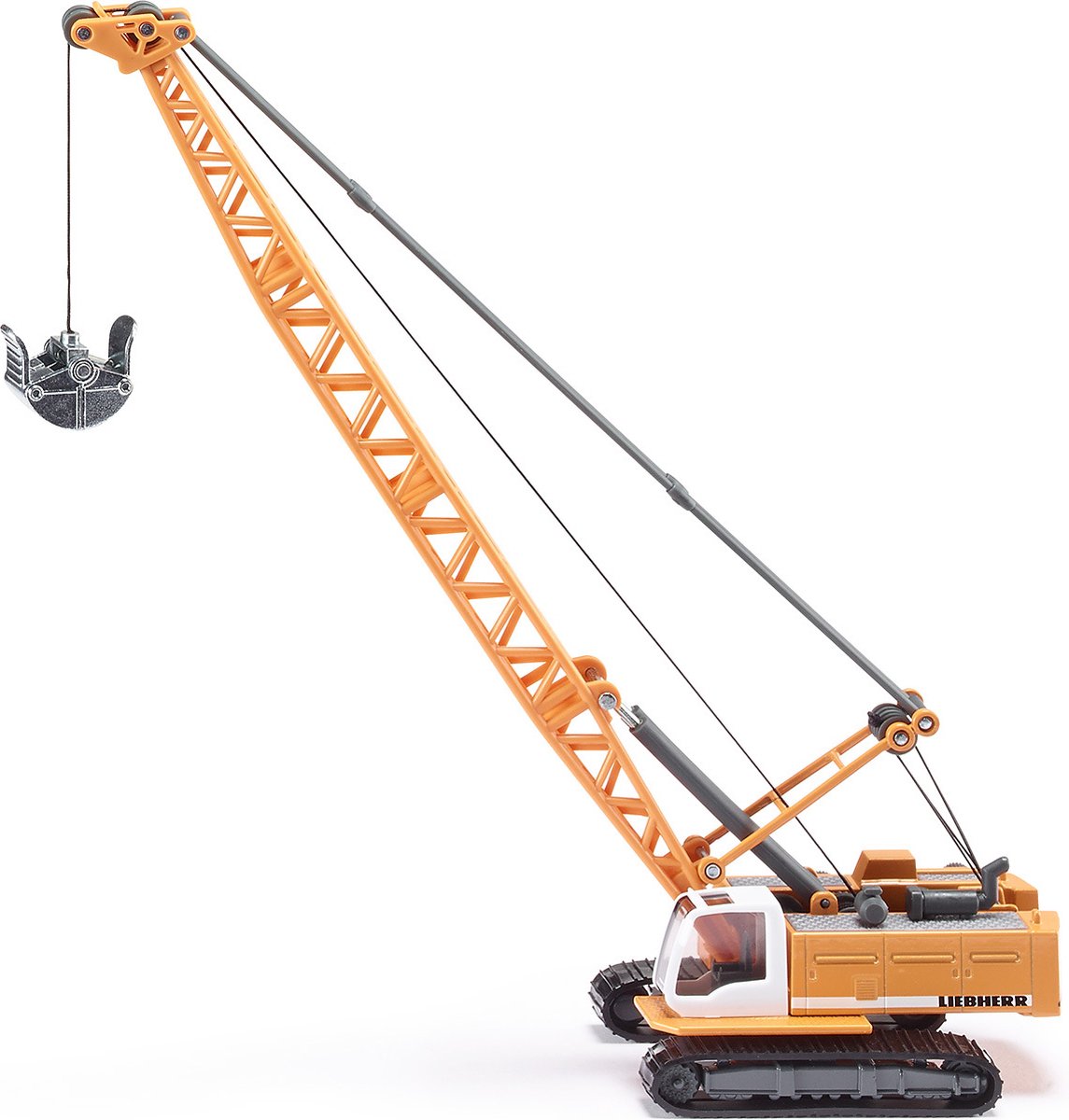 Siku 1891, liebherr kabelgraafmachine, schaal 1:87, metaal kunststof