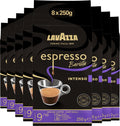 Lavazza espresso barista intenso filterkoffie - gemalen koffie - blend van arabica robusta bonen - intensiteit 9 10 - 8 x 250 gram