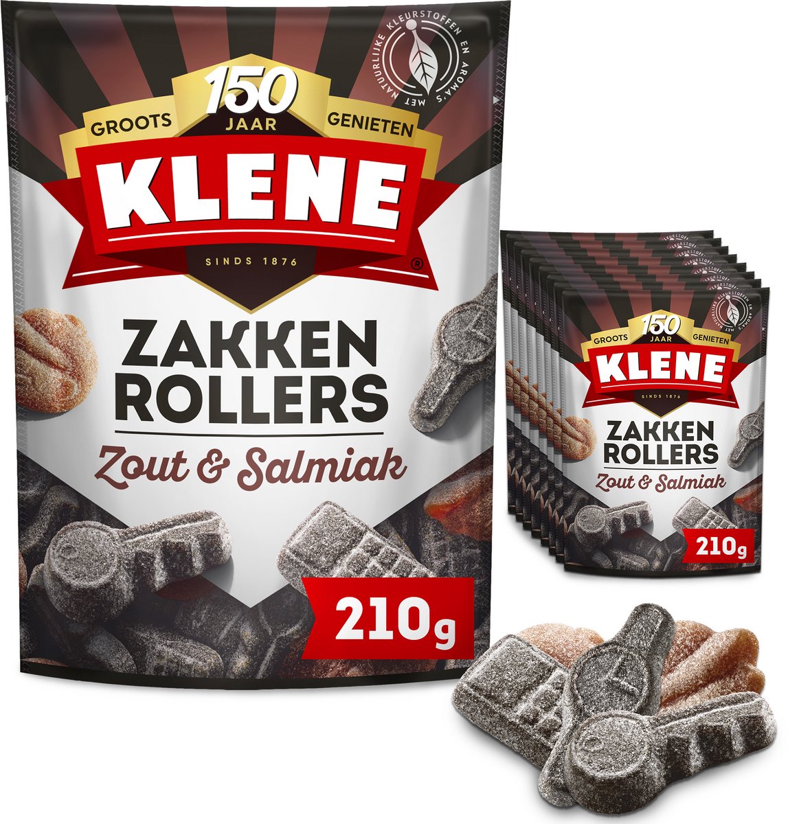 Klene zakkenrollers (8x 210gr)