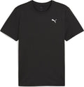 Puma m tad essentials solid cat tee (lc small cat) heren sportshirt - black