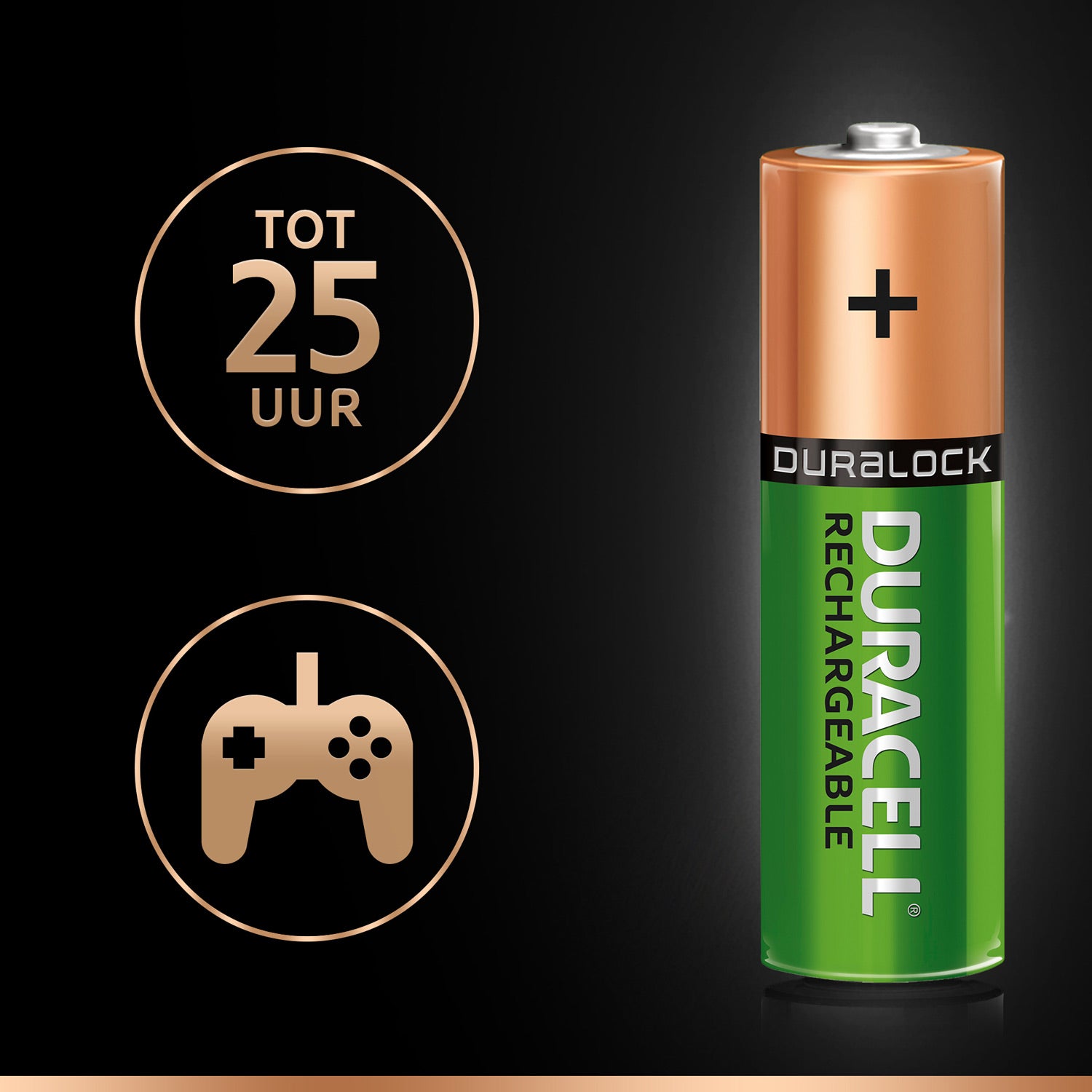 Duracell oplaadbare batterij ultra power aa 4 stuks
