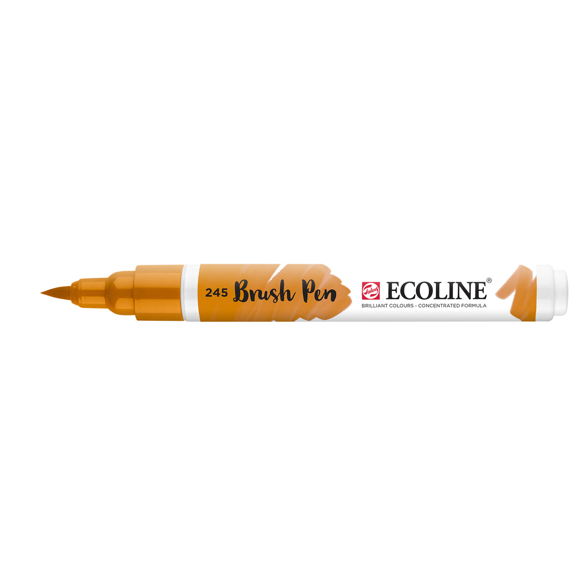 Talens ecoline brushpen - 245 saffraangeel