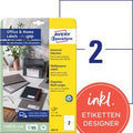 Avery etiketten zweckform 210 x 148 mm papier 20 stuks